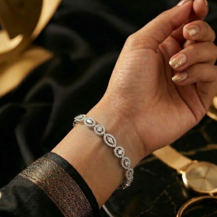 Chain/Tennis Bracelet - Teardrop - Image 1