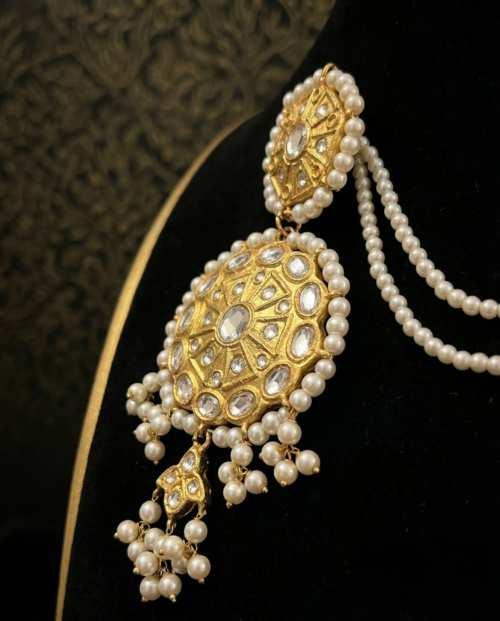 Kundan Magar Earrings
